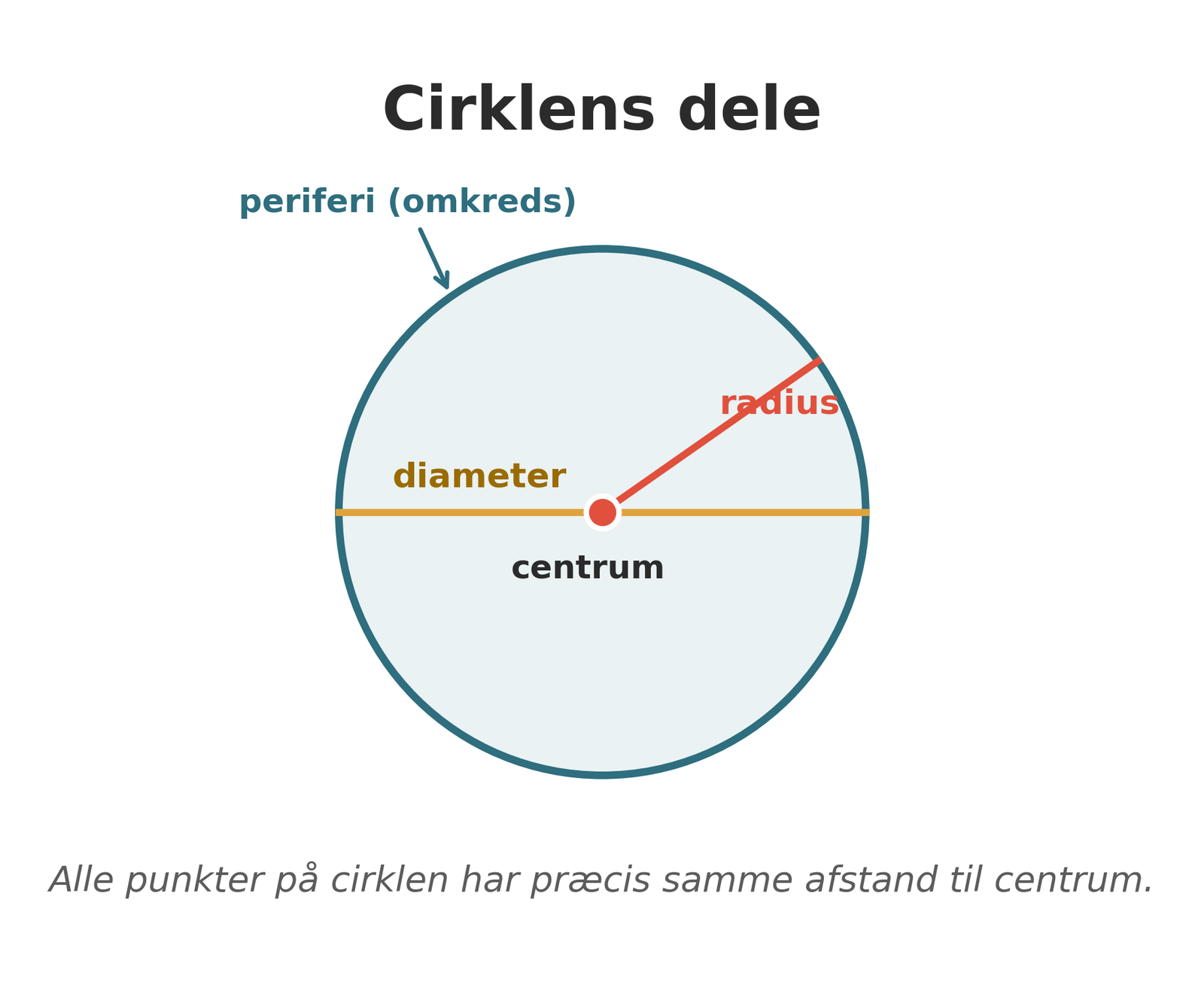 Cirklens dele