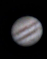 Jupiter med skybælter